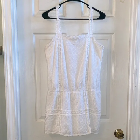 Altar'd State 100% Cotton White Eyelet Free Spirited Boho style Dress - Picture 3 of 13